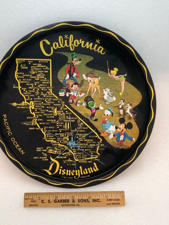 Vintage California  Disneyland Souvenir Tray - Picture 2 of 9